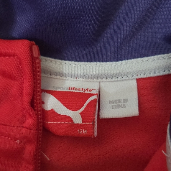 Puma Pink and Purple Babygirl Tracksuit - Picture 2 of 4